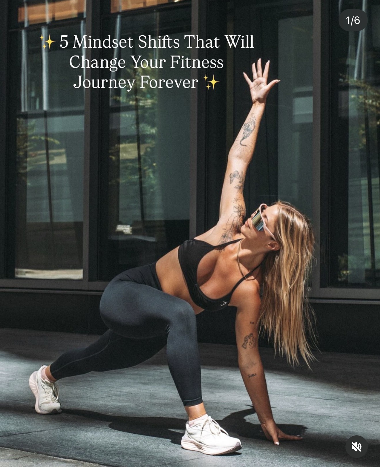 Heather demonstrating a movement pose
